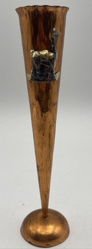 Vaso bocciolo fiori rame - di,