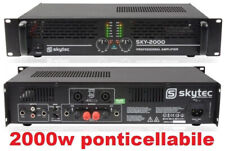 AMPLIFICATORE FINALE DI POTENZA PA 2000w MK2 PROFESSIONALE x casse passive dj