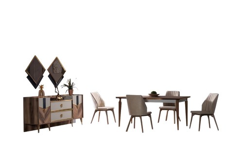 Esszimmer set tisch stuhle - esszimmer,