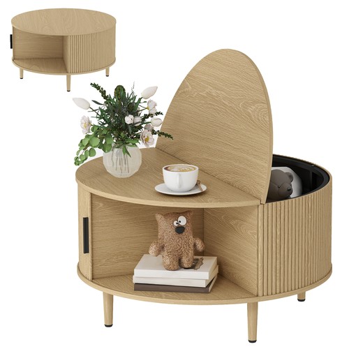 Homcom tavolino caffè con - tavolino,