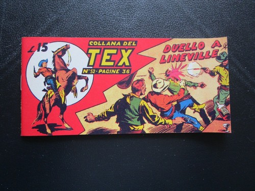 Tex striscia prima serie - tex, 1°