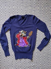 Maglione Vintage Disney Paperina Vestita Da Regina