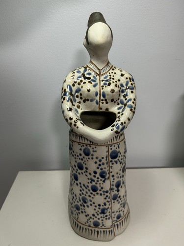 Grande vaso statuina donna