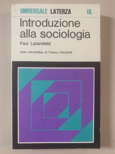 Introduzione alla sociologia