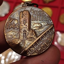 Medaglia In Bronzo Militaria