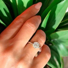 Anello lusso oro bianco 18 kt