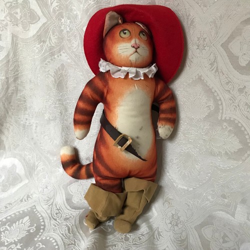 Bambola vintage gatto - bambola, con