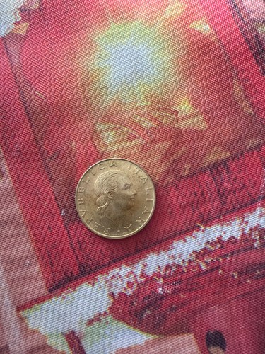 Moneta 200 lire anniversario - moneta,