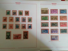Francobolli trieste collezione - trieste,