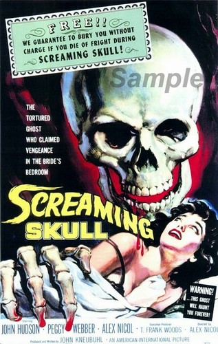 Poster film horror teschio - poster,