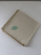 TOVAGLIOLI ANTICHI RICAMATI A MANO IN LINO