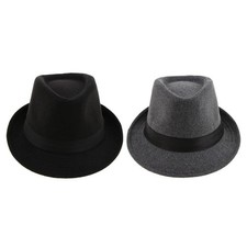 Chapeau Fedora en tissu pour