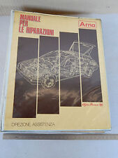 MANUALE OFFICINA ORIGINALE ALFA ROMEO ARNA