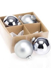 BOX 4 CHRISTMAS BALLS in