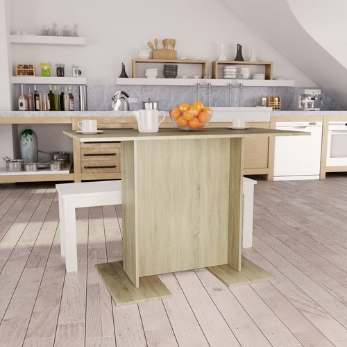 Vidaxl tavolo pranzo rovere - vidaxl,