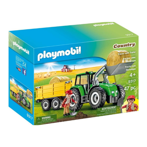 Trattore con cassone playmobil - trattore,