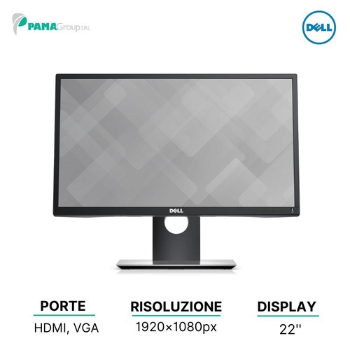 Monitor dell p2217h - dell, 22"