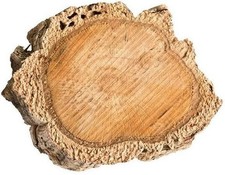 3 Dischi il legno con cornice