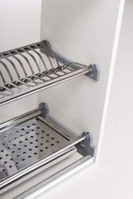 L'Arredopratico SCOLAPIATTI Inox Inc/C.Telaio 86 CM, Unica