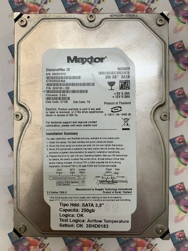 Hard disk usato sata - sata, 3,5"