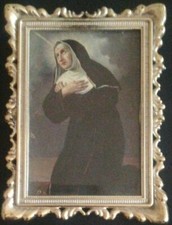 Portafoto da tavolo S. Rita da Cascia in platica 12,0 x 8,5 cm (233) Come foto