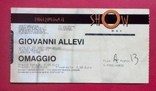 Biglietto Giovanni Allevi
