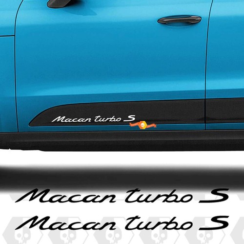 Coppia adesivi porsche macan - coppia,
