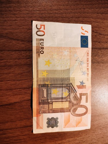 Banconota euro rara - 50,