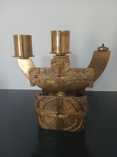 Candelabro altare tre fiamme - tre,