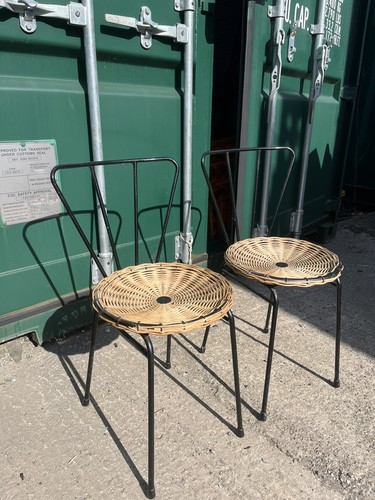 Coppia sedie vintage mid - coppia,