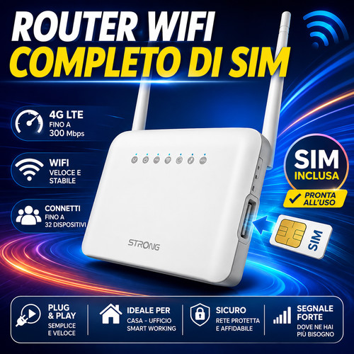 Router wifi strong completo - router, di