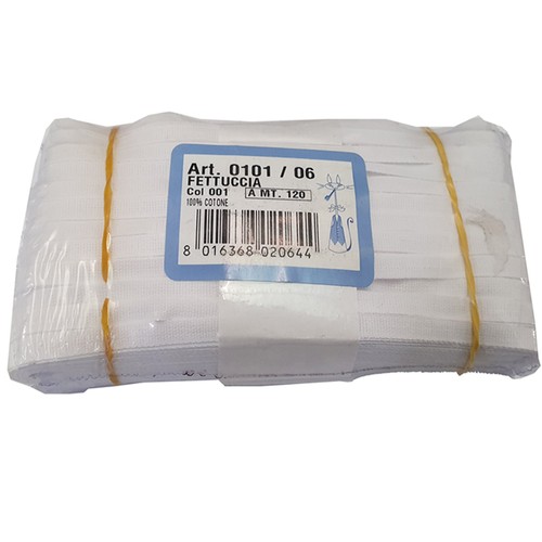 Fettuccia cotone colore - fettuccia,