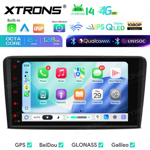 Autoradio 128gb android - autoradio, 8"