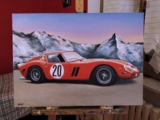 Quadro dipinto a mano FERRARI