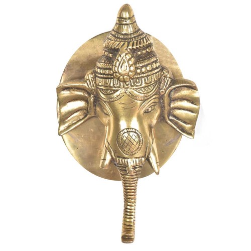 Antico ottone ganesha testa - antico,