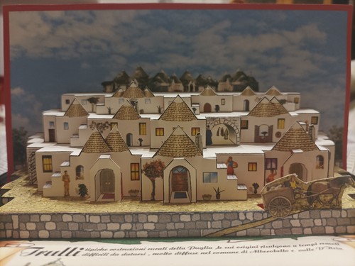Cartolina pop trulli - 3d, di