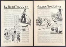 Passeggiata dietro trattore da