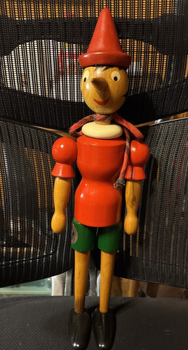 Statuina bambola pinocchio - statuina,