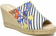DESIGUAL Scarpe Scarpa Calzature da Donna Zoccoli sandalo Fiori Righe n. 40 mare