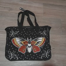 Borsa Bag Butterfly Tattoo Rockabilly Psychobilly Sourpuss  Old Stock New