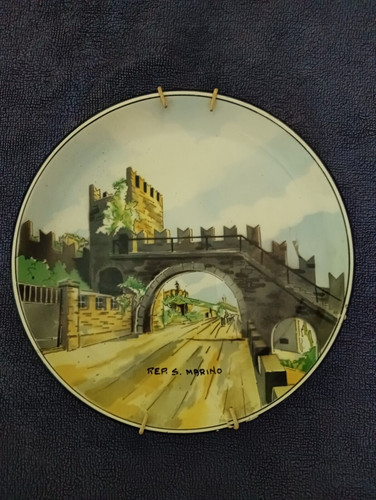 Piatto vintage ceramica da - piatto,