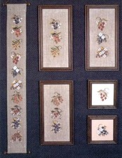 Tabella punto croce lavanda e