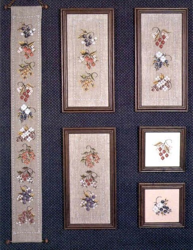 Tabella punto croce lavanda - , e