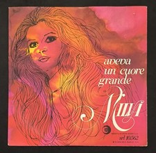 Milva ‎– Aveva Un Cuore Grande - vinile 45 giri - SRL 10-562