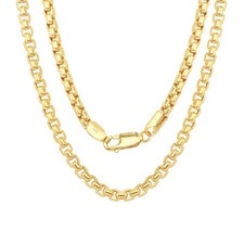 14k oro giallo uomo 5mm - uomo, 3.5mm