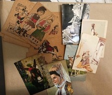 Fp Sardegna Costumi Sardi Lotto 13 Cartoline Sughero E Non Belle