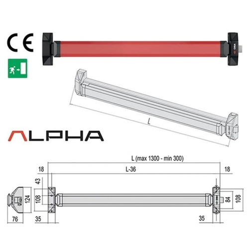 Maniglione ant cisa 5m801 - maniglione, ant.cisa
