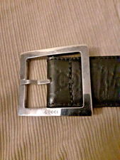 GUCCI CINTURA NERA UOMO