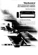 Technics a800d a900d - su-a800d, su-a900d