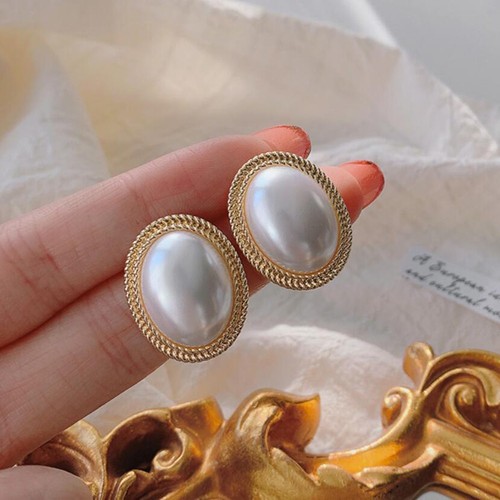 Orecchini perle barocche chic
